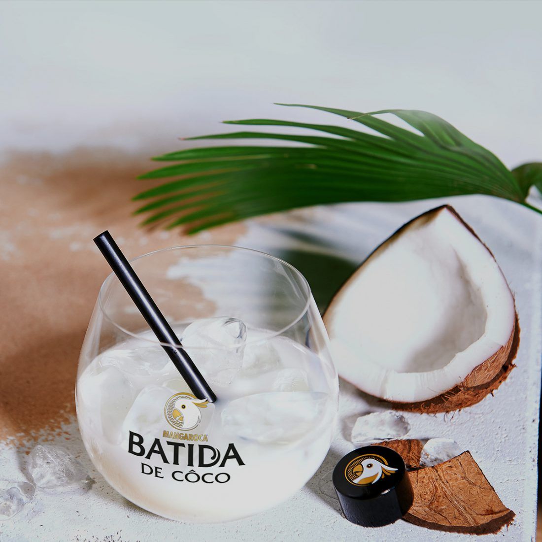 Cocktail Mangaroca Batida de Coco